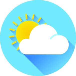 Mostly Sunny Icon Mostly Sunny Icon