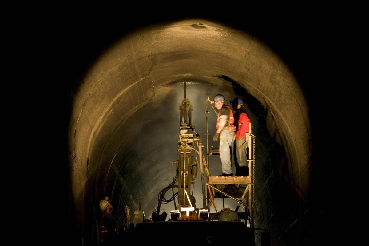 Gallery Railroad tunnel work continues Photos News