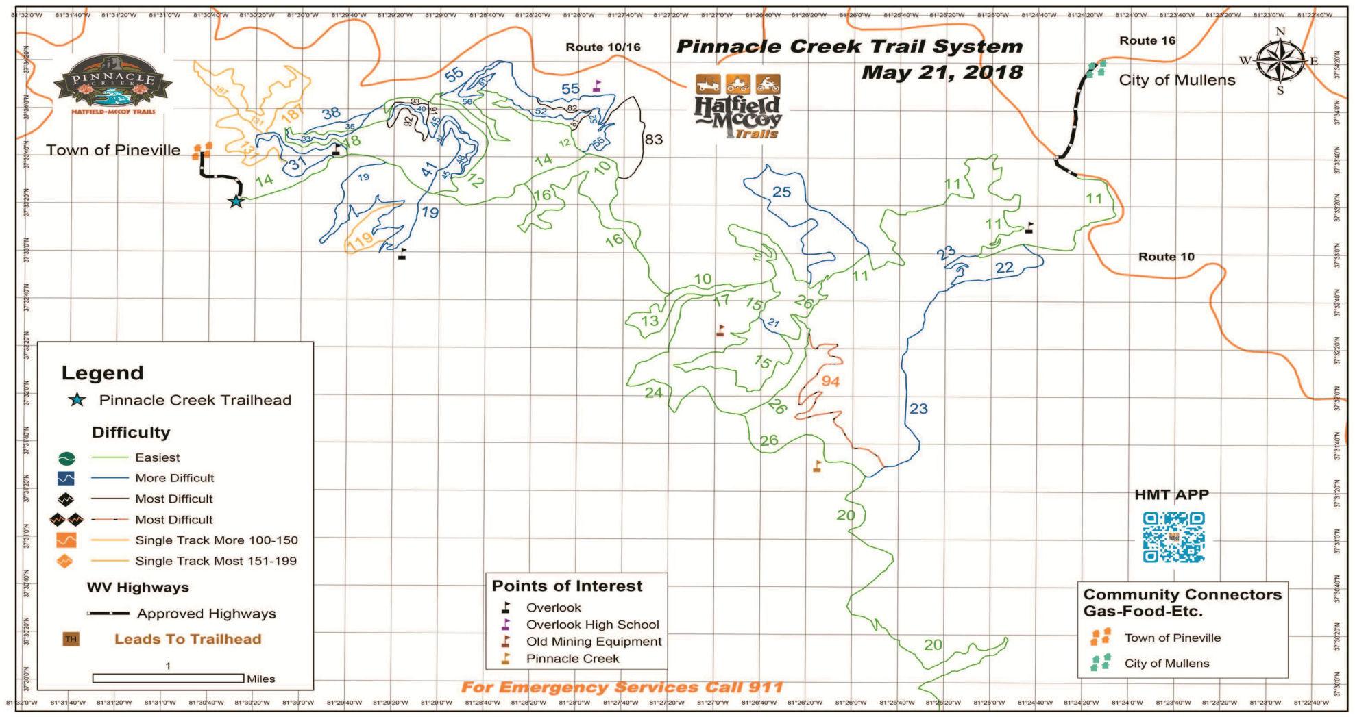 Hatfield Mccoy Trails West Virginia Atv Trail Maps