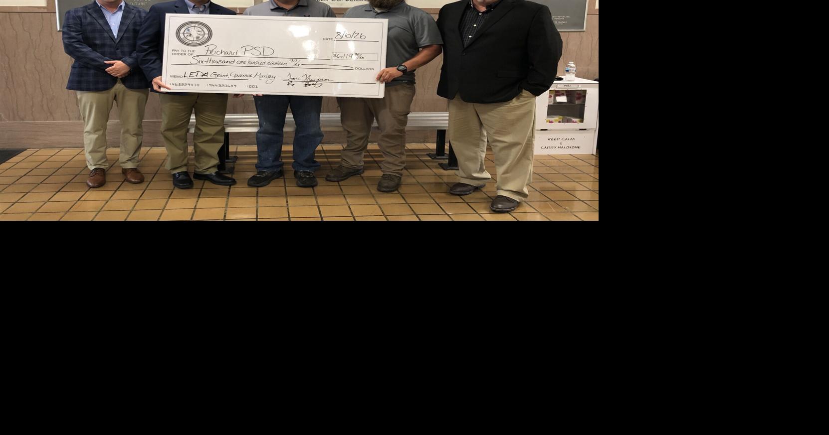 Prichard PSD receives LEDA funds for pump station upgrade