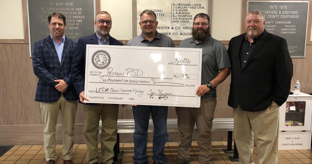 Prichard PSD receives LEDA funds for pump station upgrade
