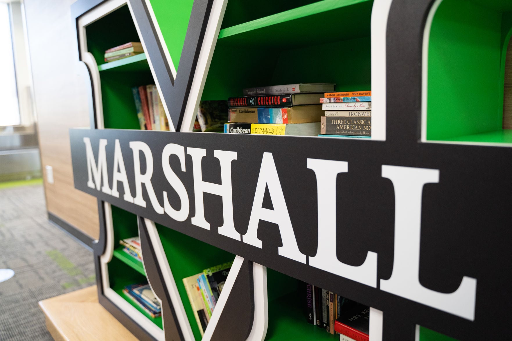 Marshall-themed Little Free Library installed at Yeager Airport - Vimarsana News