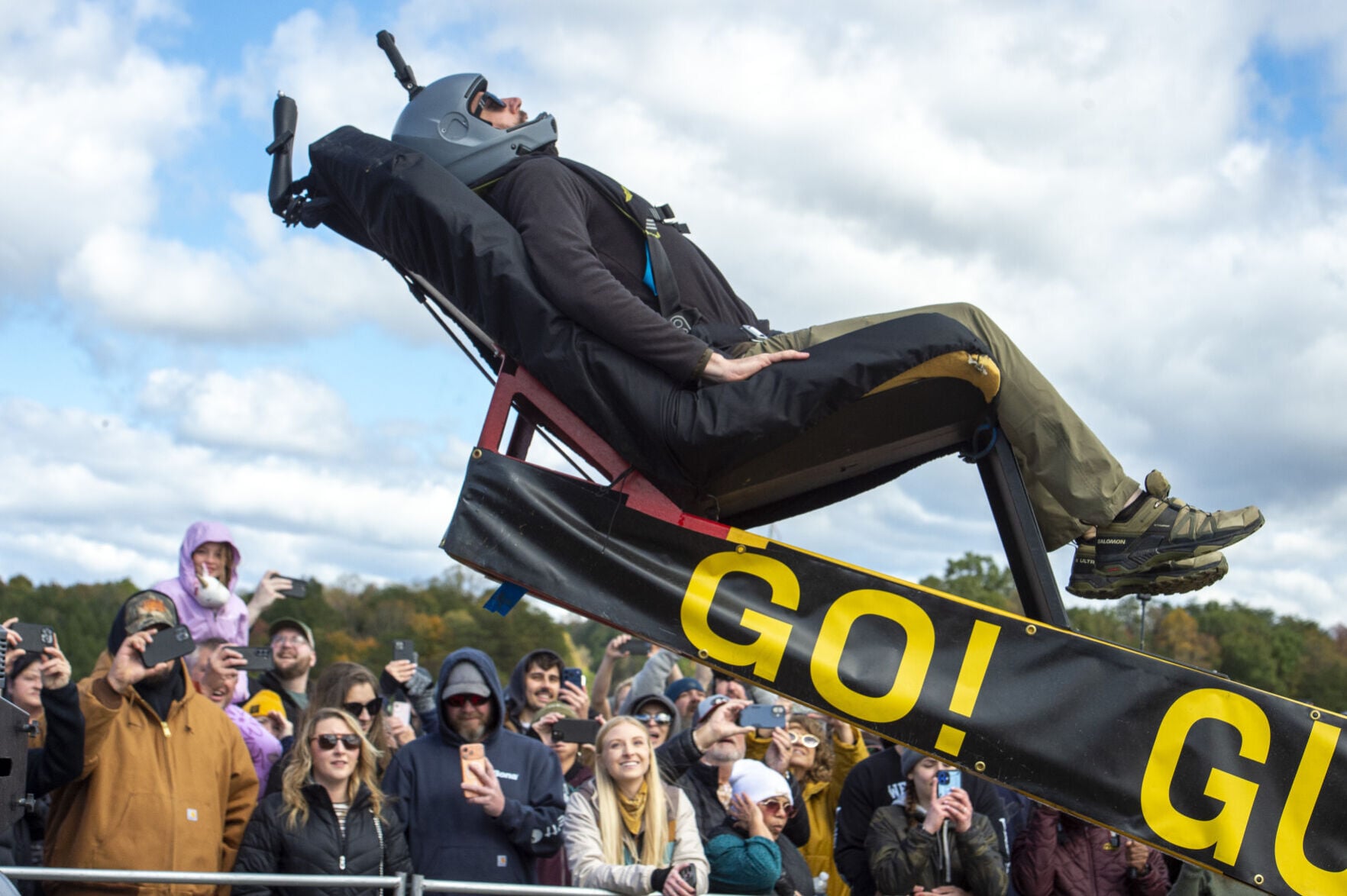 Photos: 100s of BASE jumpers, 1000s of spectators turn out for Bridge ...