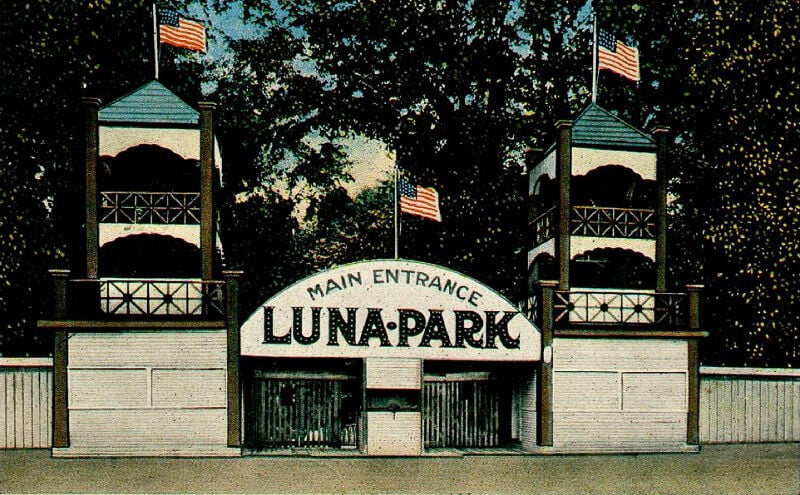 Luna Park postcard