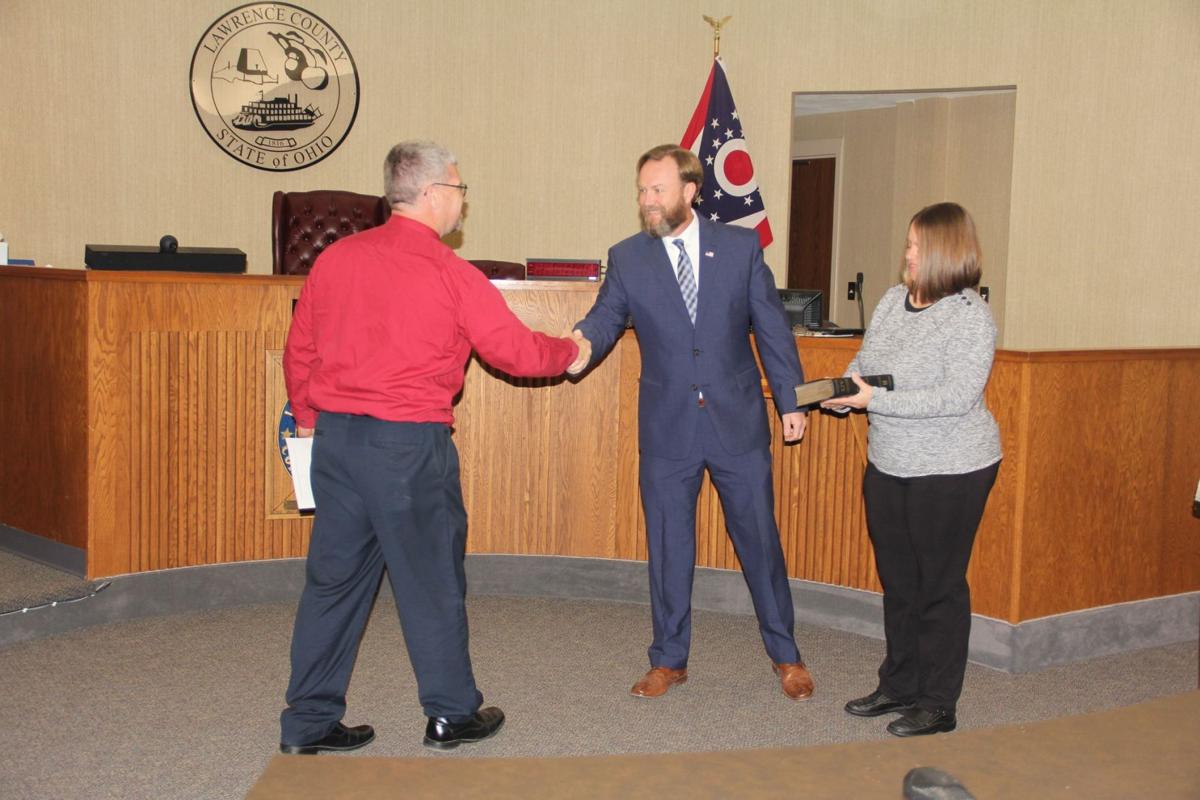 Ballard sworn in for second term in Lawrence County Court of Common
