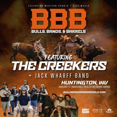 MHN Arena and Bulls, Bands & Barrels to present The Creekers with The Jack Wharff Band