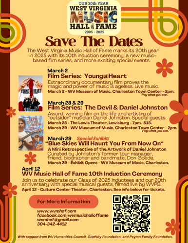 WV Music Hall of Fame debuts new film series | Features/Entertainment ...