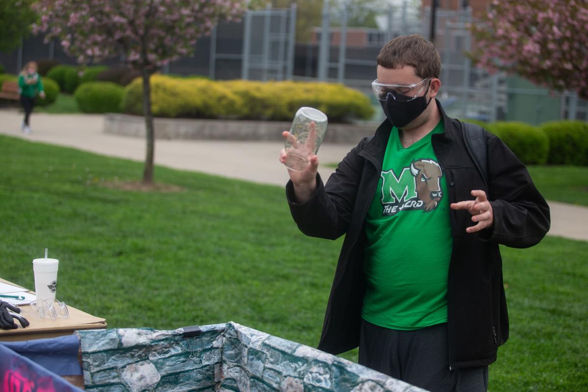 Glasssmashing event invites students to 'break away' their stress News