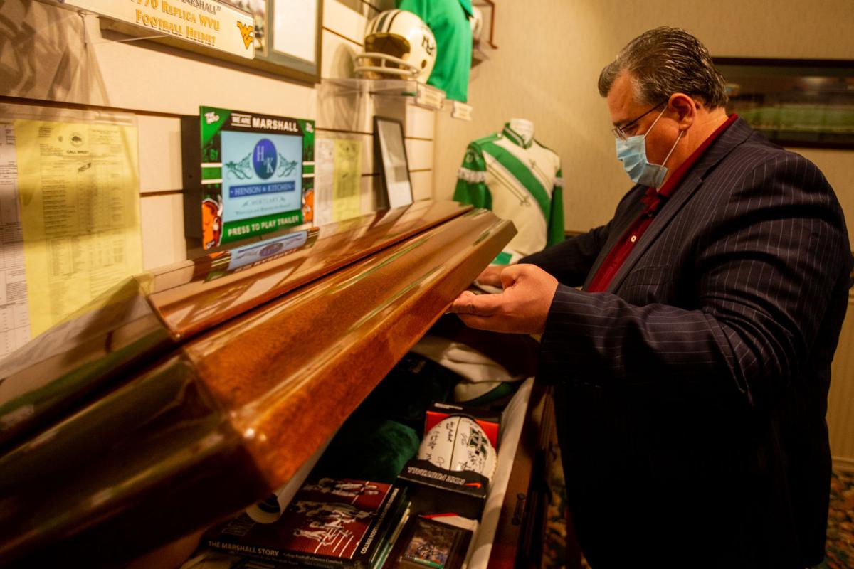 Memorial Artifacts Props From Marshall Movie On Display At Local Funeral Home Remembrances Herald Dispatch Com