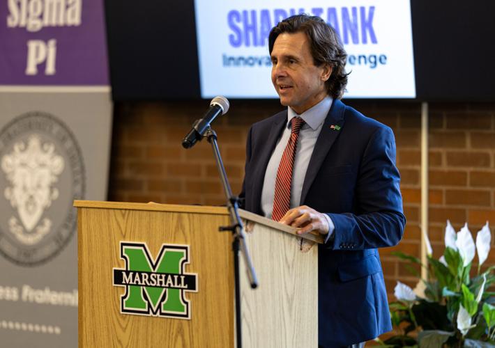 Marshall students pitch to judges during Shark Tank Innovation