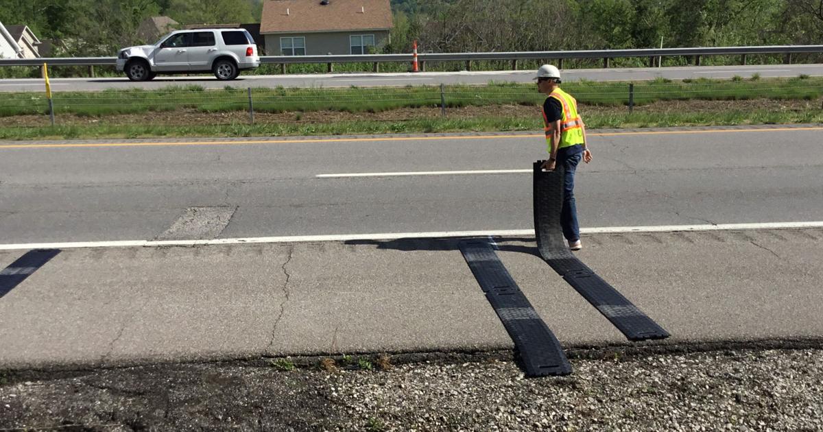 Rumble strips installed along I-64 construction zone | News | herald ...