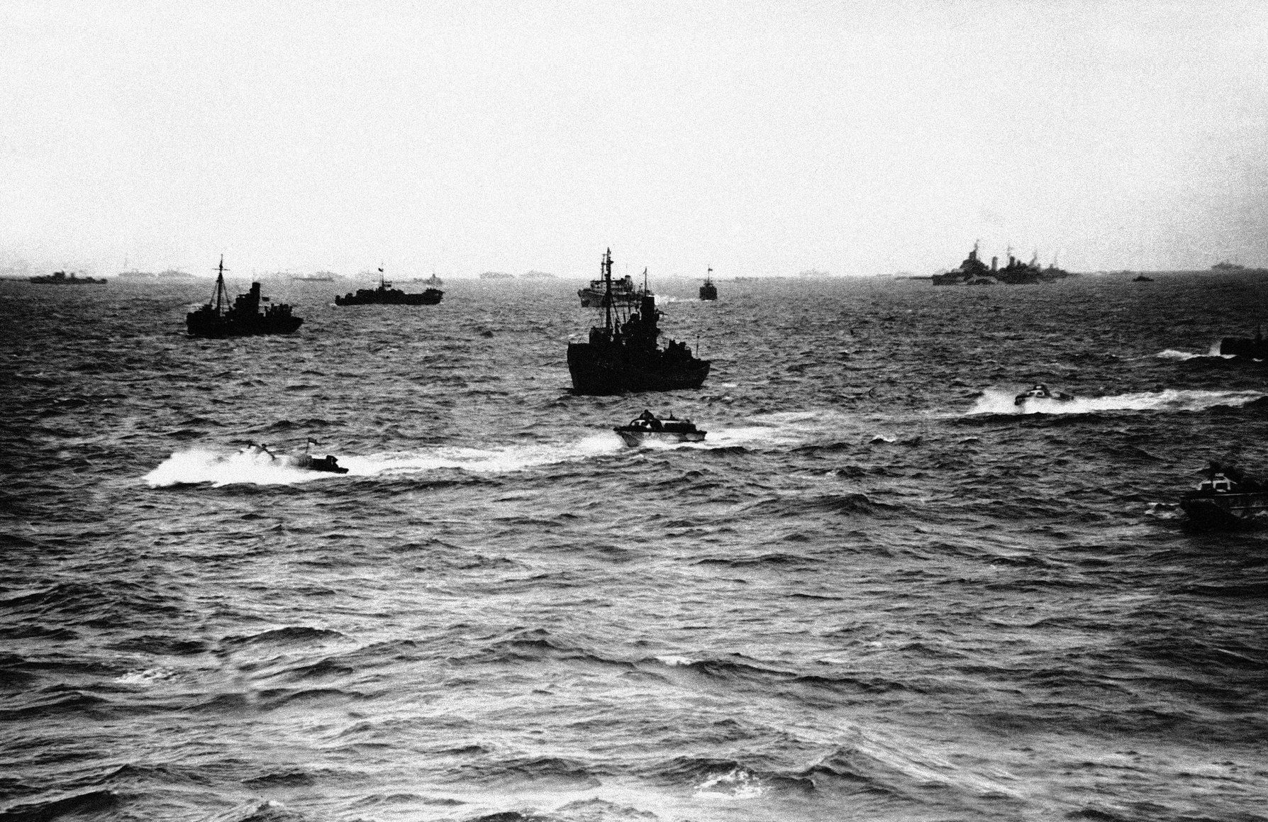 allied naval armada on d day