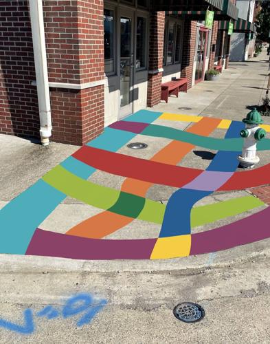 West End asphalt art project inspired by fabric of neighborhood | News ...