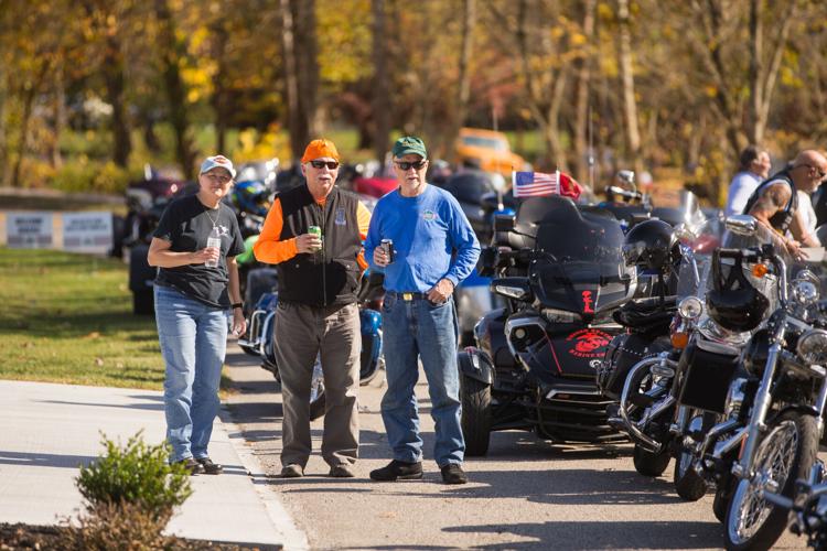 Annual ride for fallen service heroes visits memorial in Huntington ...