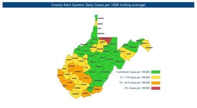 Putnam County Wv Map Wayne, Putnam Among Nine Counties In Wv Barred From Starting In-Person  Classes | News | Herald-Dispatch.com