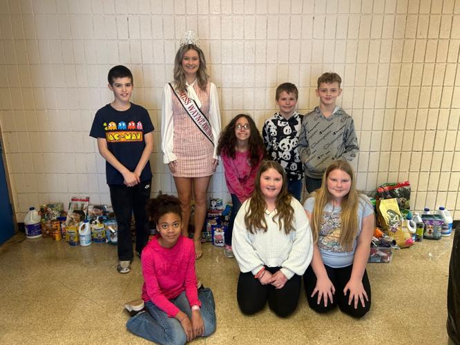 2023 Miss Wayne County, Lavalette Elementary students donate items to