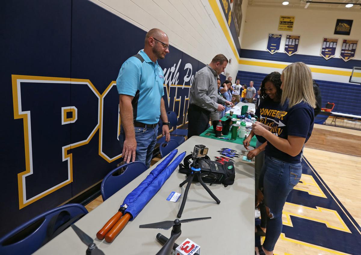 South Point senior class president organizes career fair for students