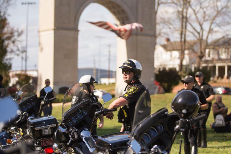 Annual ride for fallen service heroes visits memorial in Huntington ...