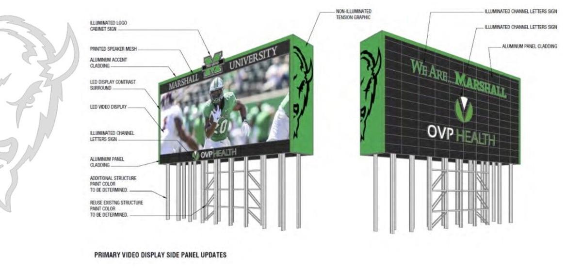 Marshall BOG approves updated plan, cost for athletics' video boards | News  | herald-dispatch.com