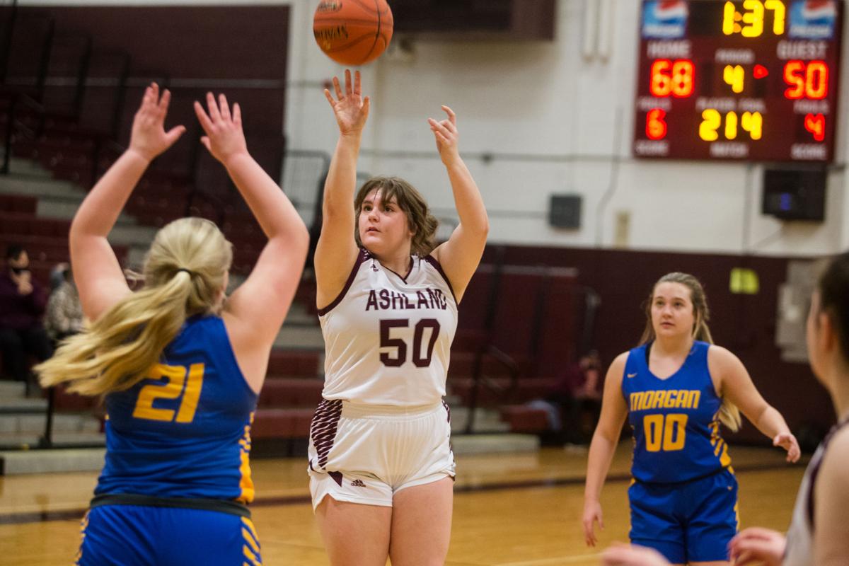 Photos Girl's High School Basketball, Ashland vs. County