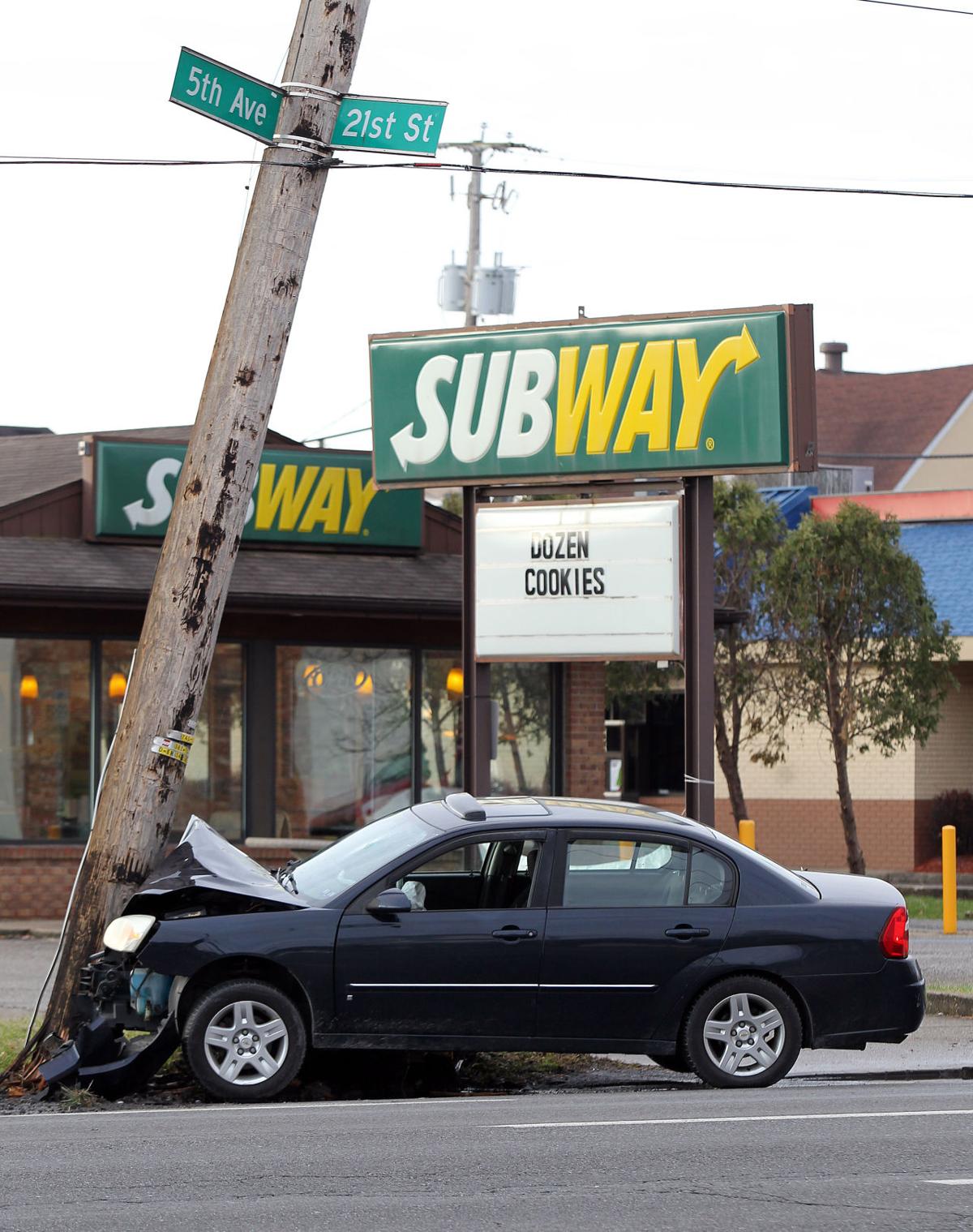 vehicle crash temporarily knocks out power for many news herald