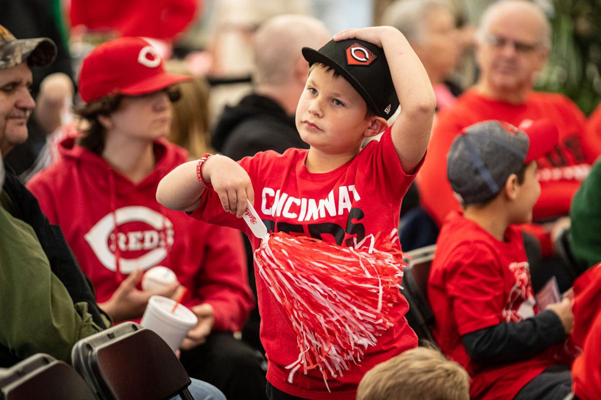 Photos Cincinnati Reds Caravan stops at the Huntington Mall