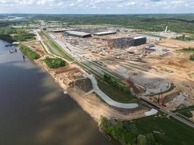 NUCOR Steel Mill - Aerial 3