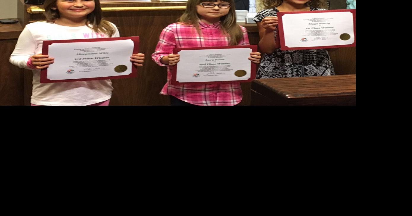 Elementary school winners earning high honors in contest announced ...