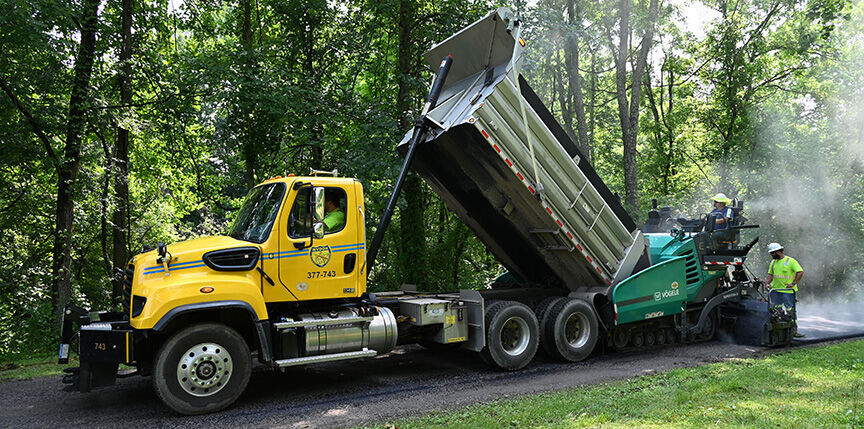 WVDOH Paving Poca River Road In Putnam County As Part Of Statewide ...