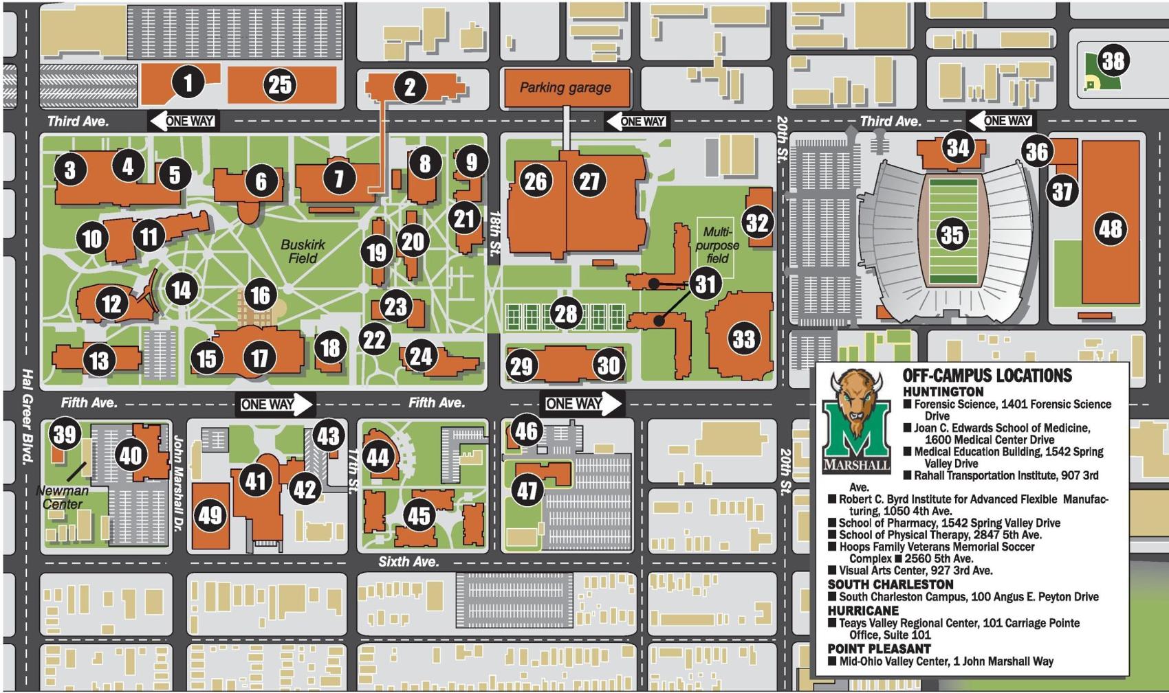 MARSHALL UNIVERSITY HUNTINGTON CAMPUS