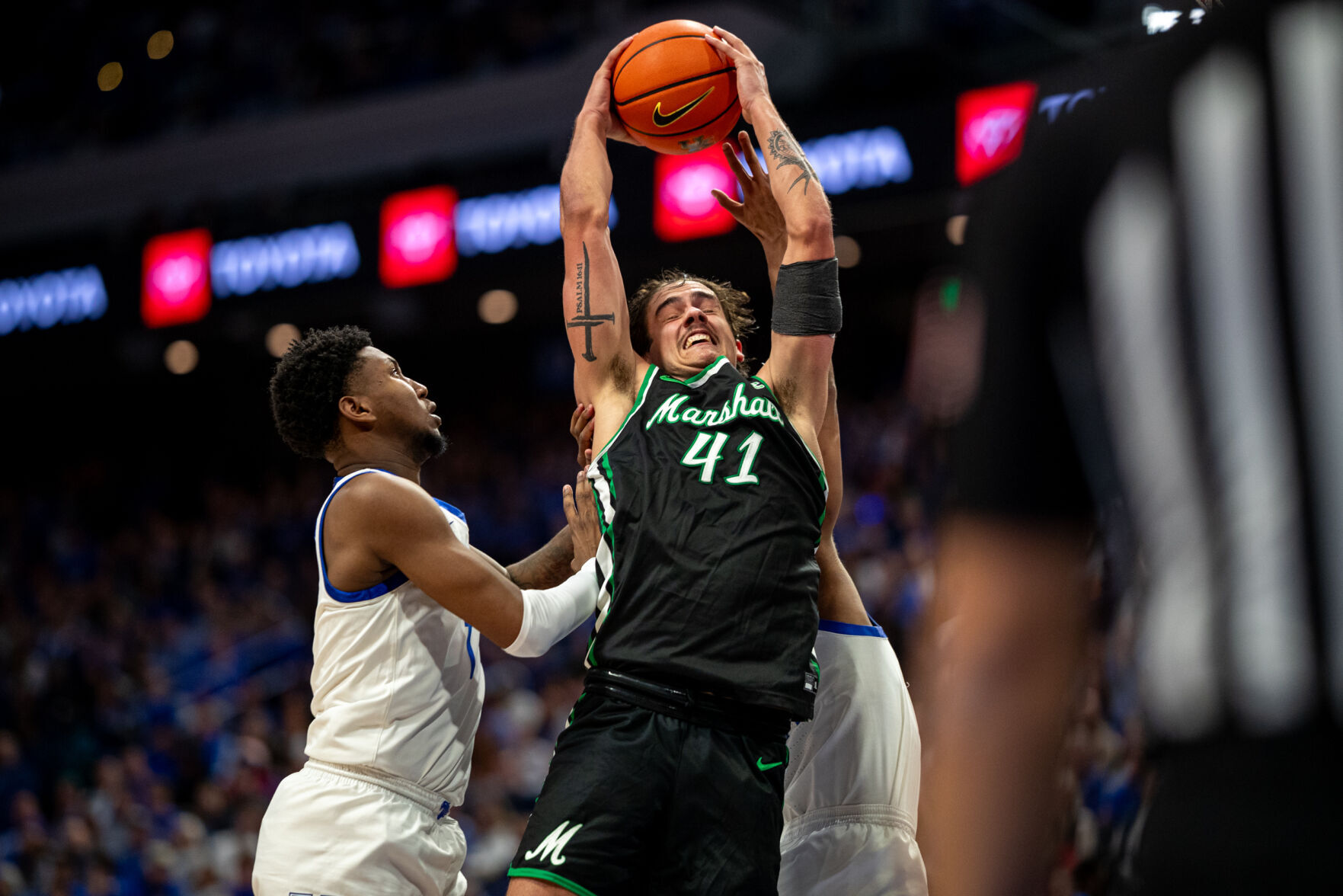 Marshall Men Dig Out Of 12-point Hole To Beat Texas State, 79-75 ...