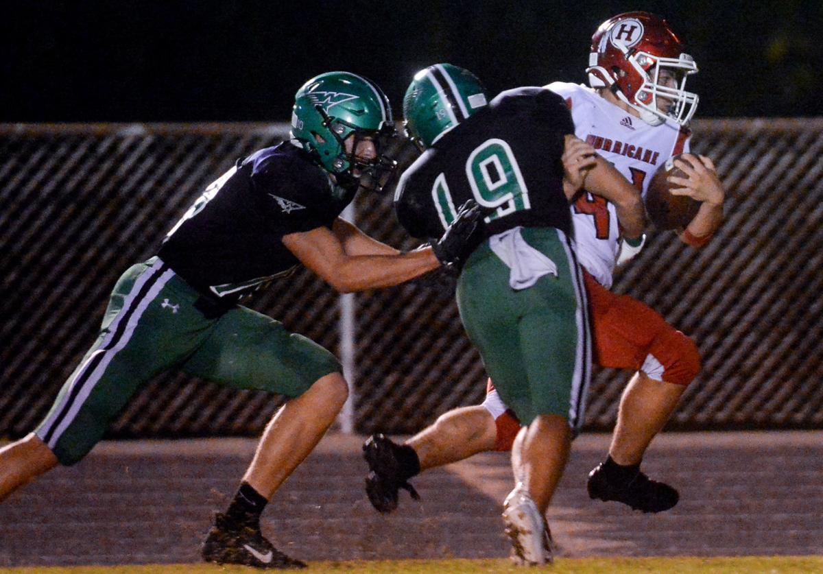 Prep football Borrero, Hurricane avert upset at Winfield Sports