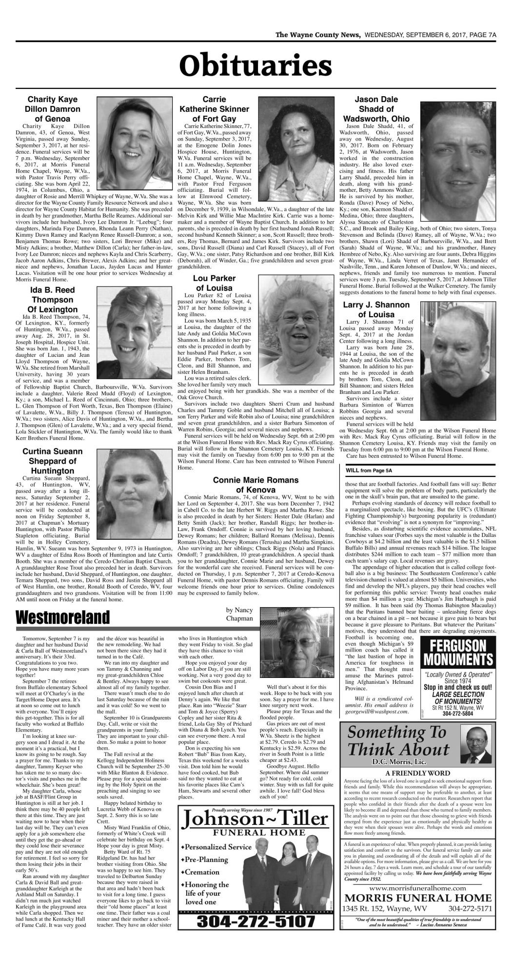 herald dispatch obituary