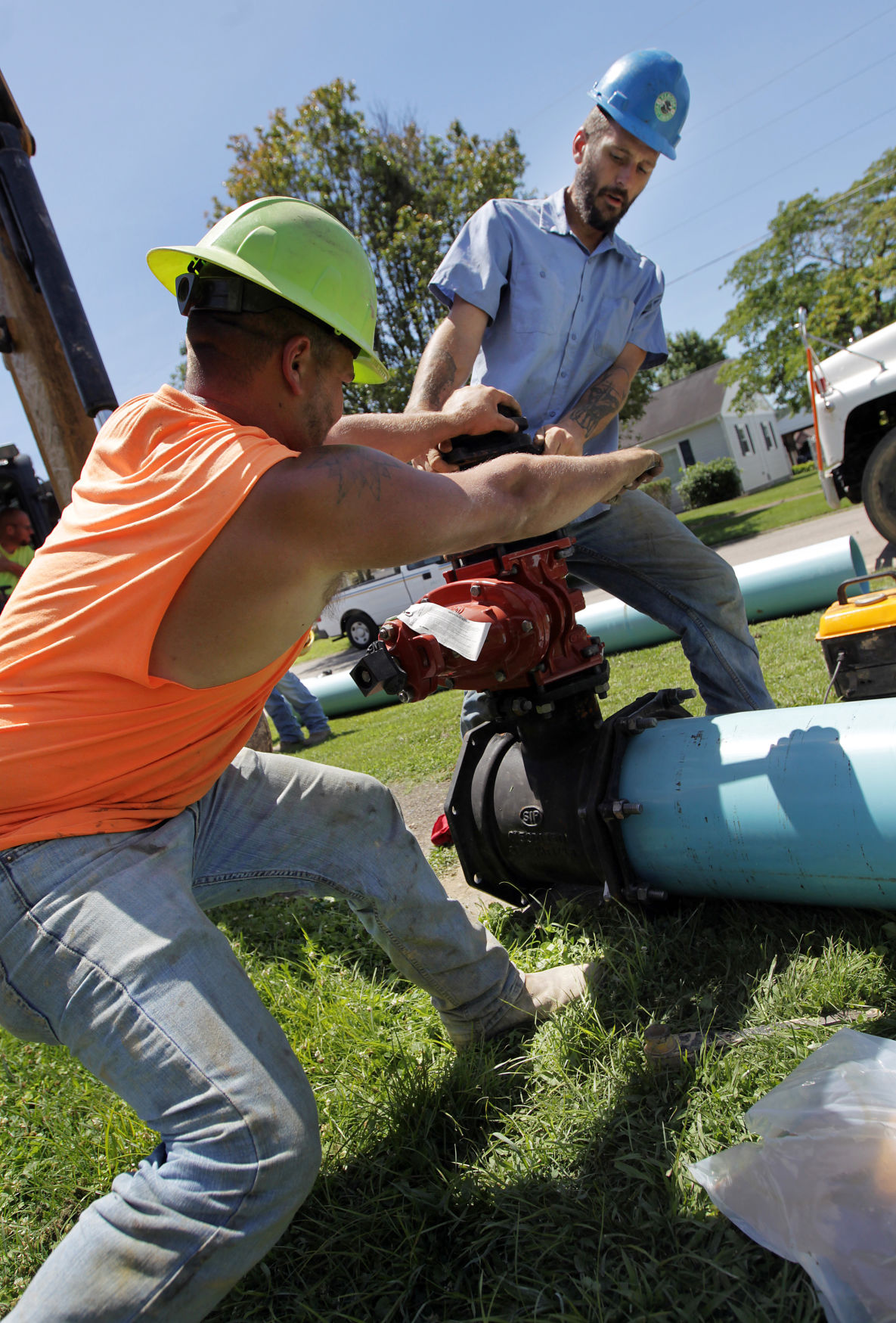 Photos Water Main Work in Kenova Multimedia