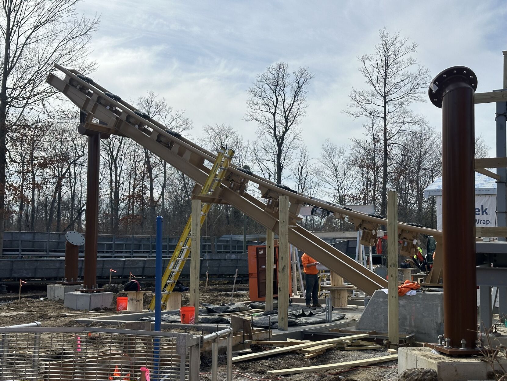 Construction on new roller coaster underway at Kings Island