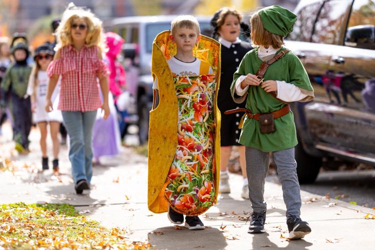Southside students take Halloween practice run with school parade
