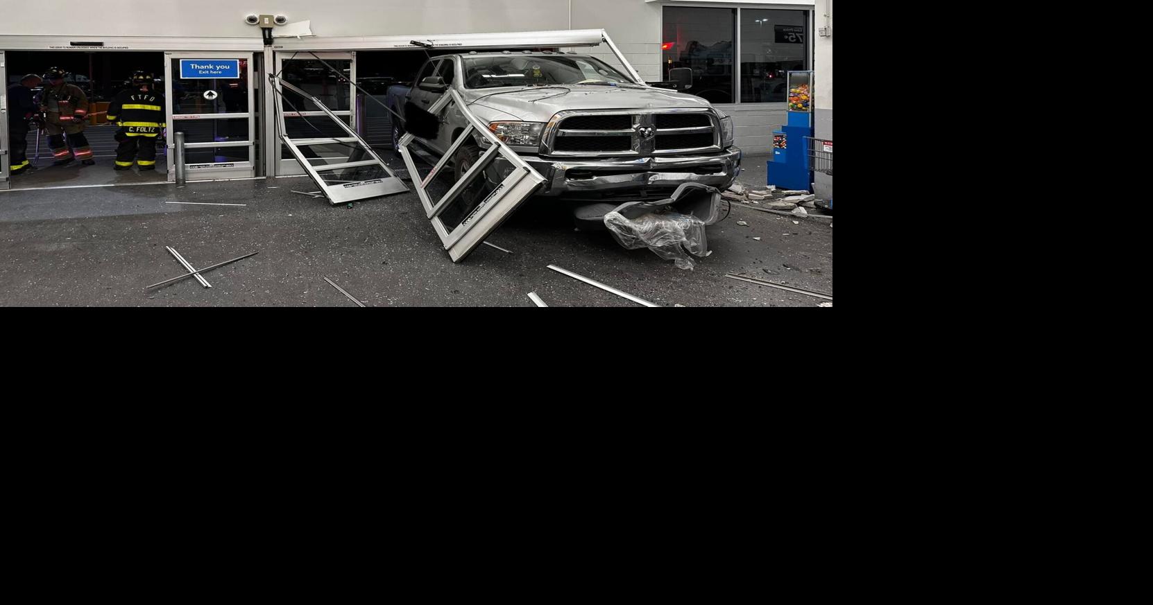 Company says driver crashed into local Walmart after falling asleep ...