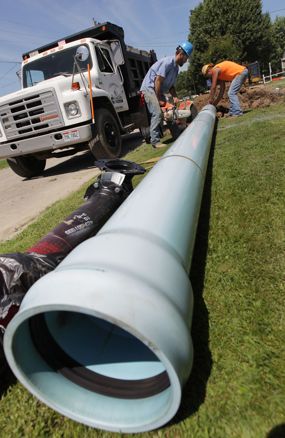 Photos Water Main Work in Kenova Multimedia