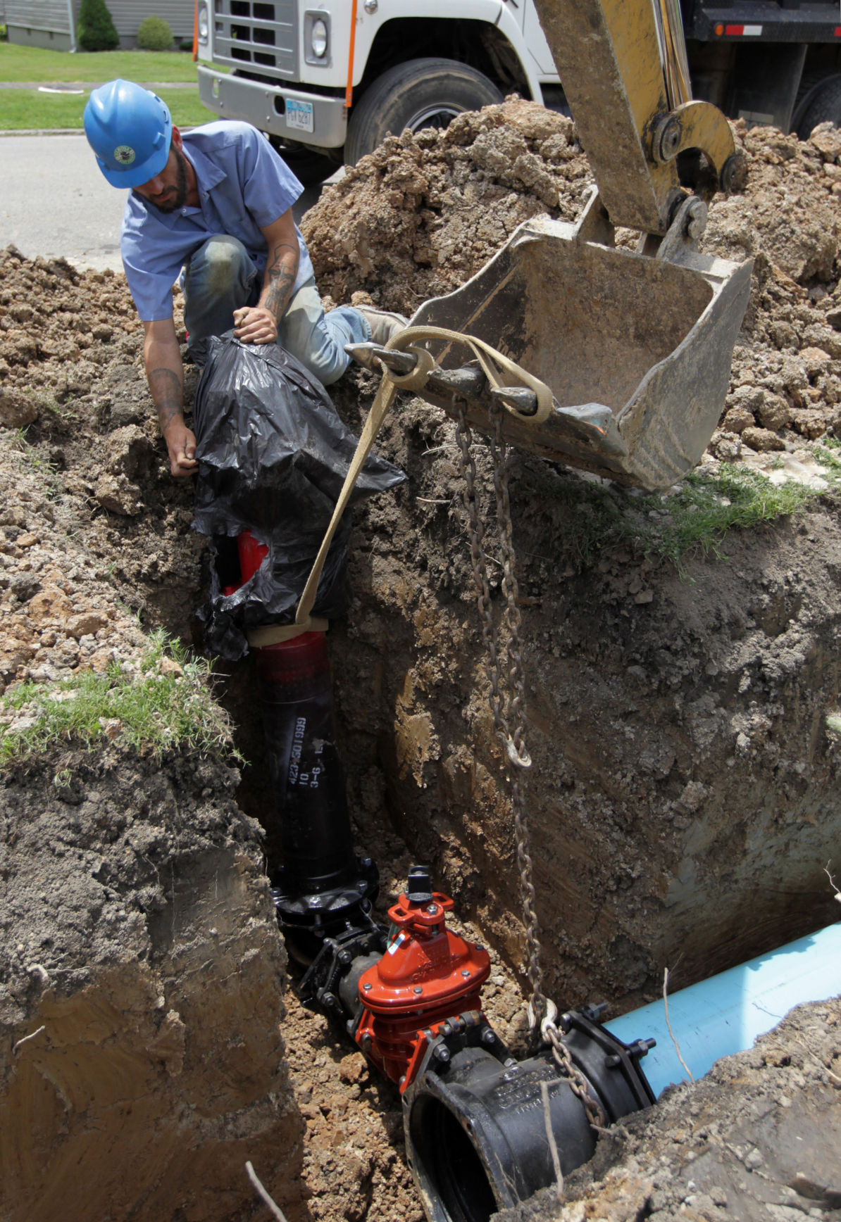Photos Water Main Work in Kenova Multimedia