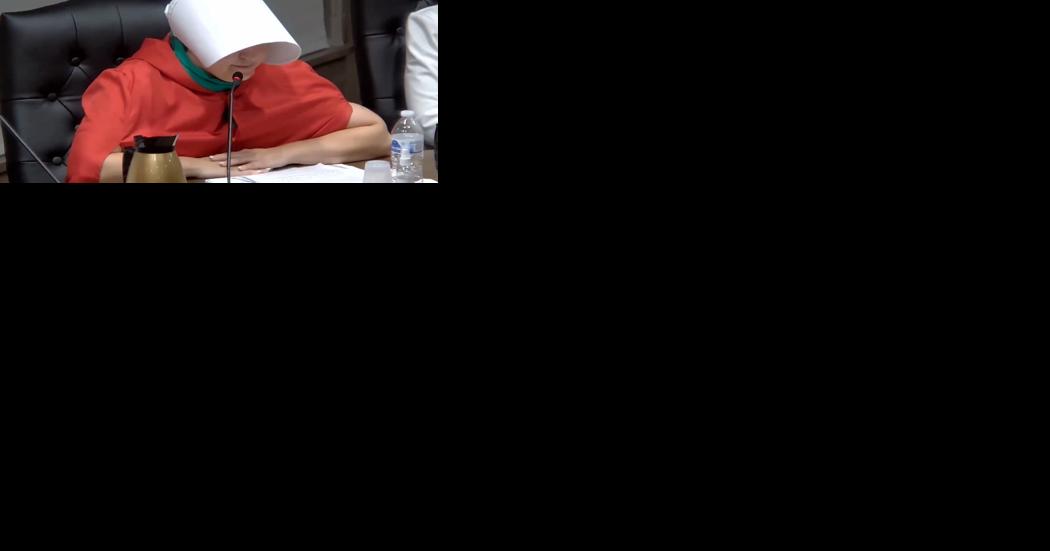 Huntington councilwoman wears 'Handmaid's Tale' attire amid abortion ban | News - Vimarsana News