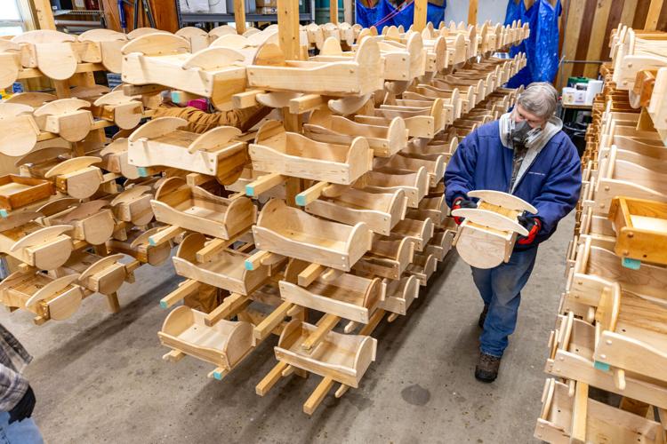Valley Woodworkers club makes Christmas toys for children News