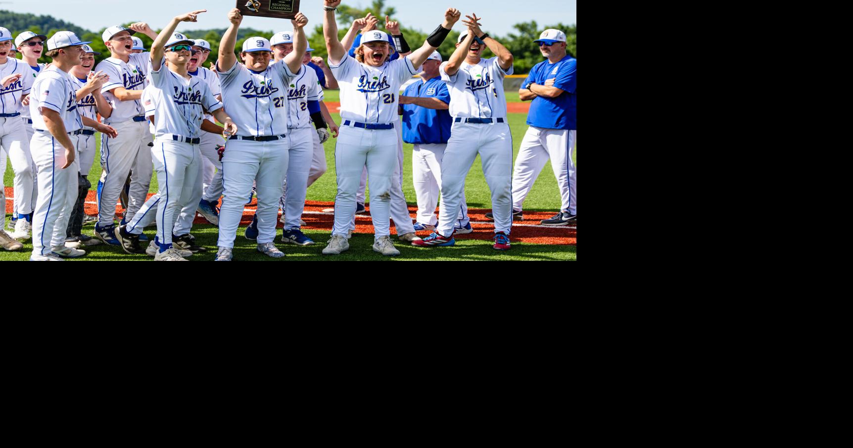 Prep baseball: Big fifth, no-no by Courts send Irish past Wahama to state