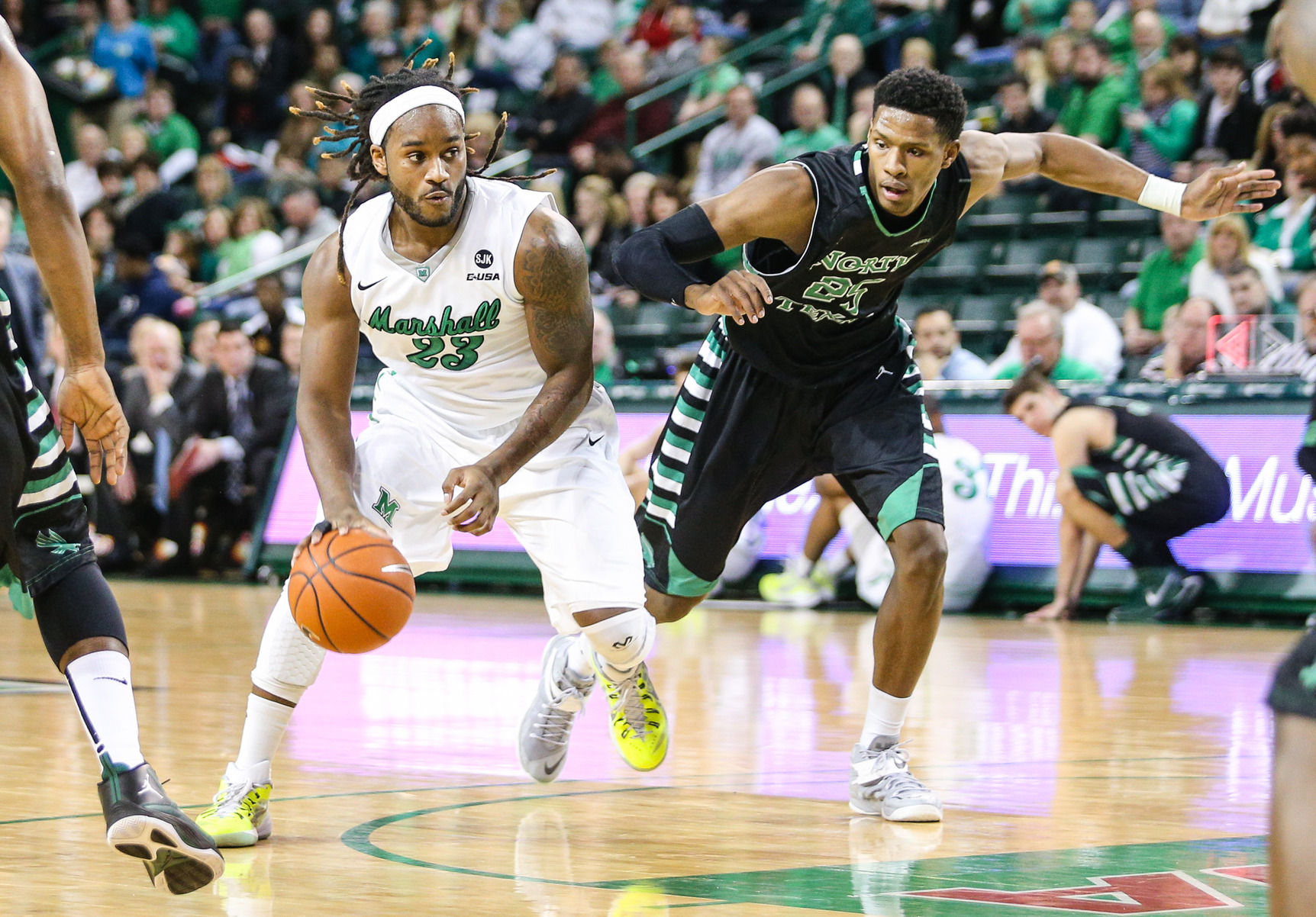 Gallery Marshall men s basketball defeats North Texas 80 73