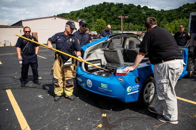 Huntington firefighters trained to respond to electric vehicle fires News
