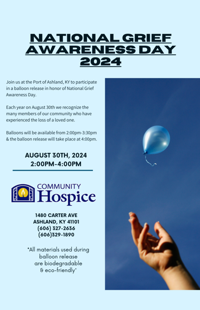 National Grief Awareness Day Balloon Release - 1