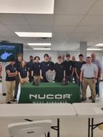 Cabell CTE students win Nucor sculpture contest