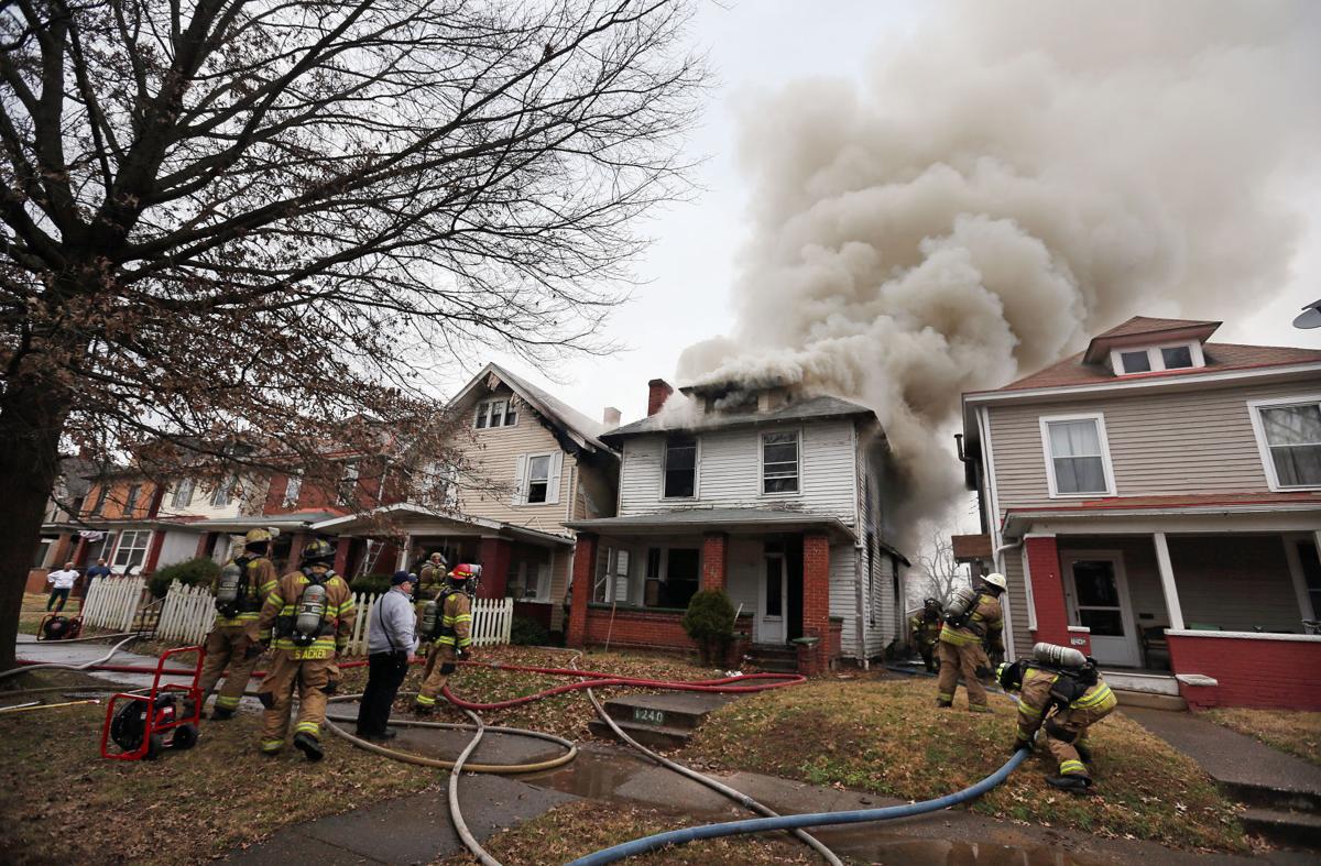 Photos Huntington Firefighters Battle Structure Fire on Tuesday