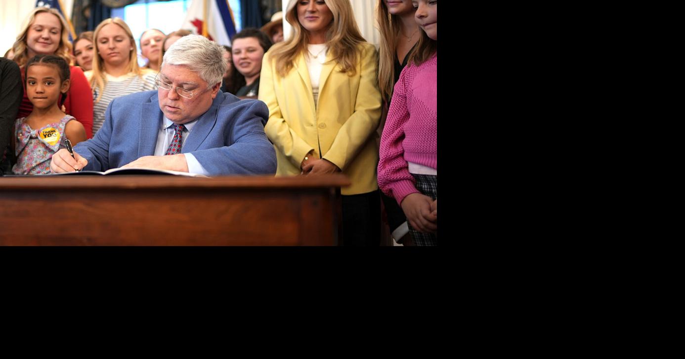 Morrisey signs anti-trans Riley Gaines Act into law | | herald-dispatch.com