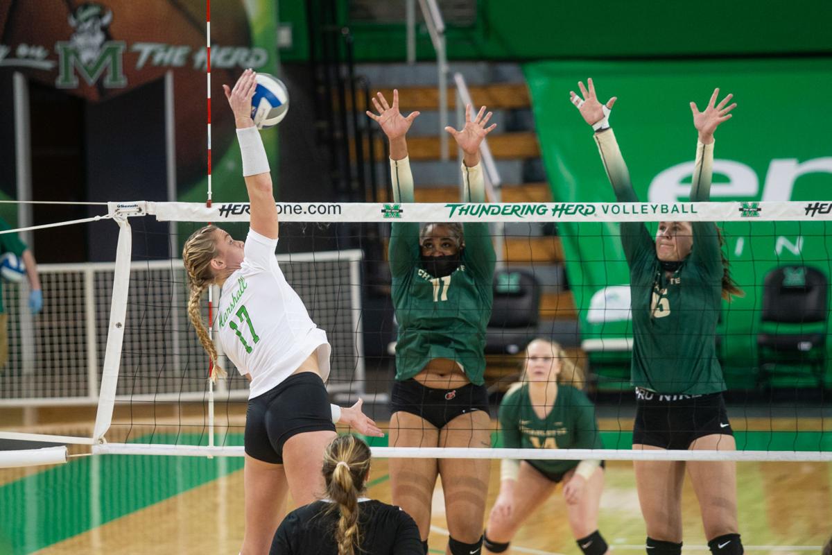 Photos Marshall volleyball team goes up against Charlotte Multimedia