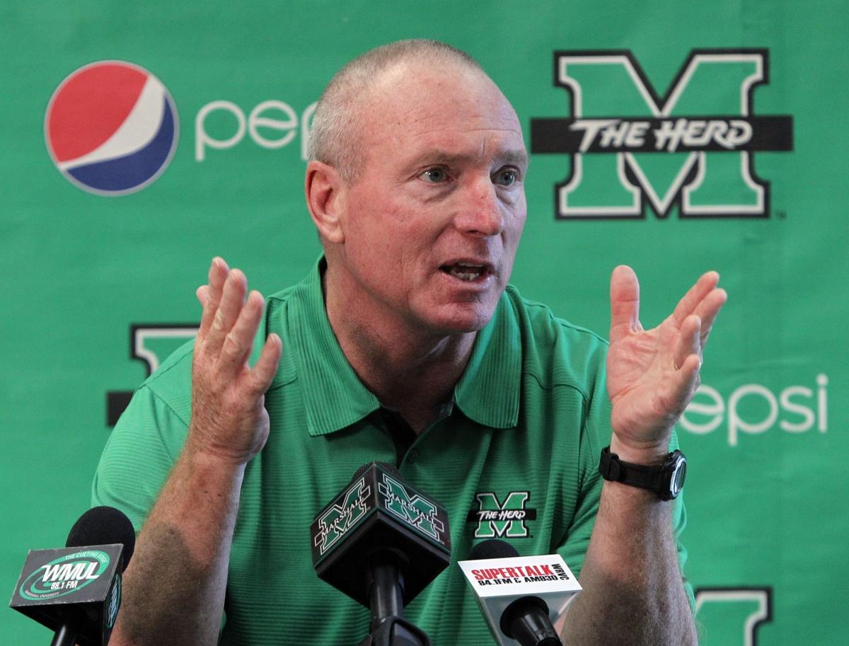 Herd coaching staff goes to work Marshall Sports